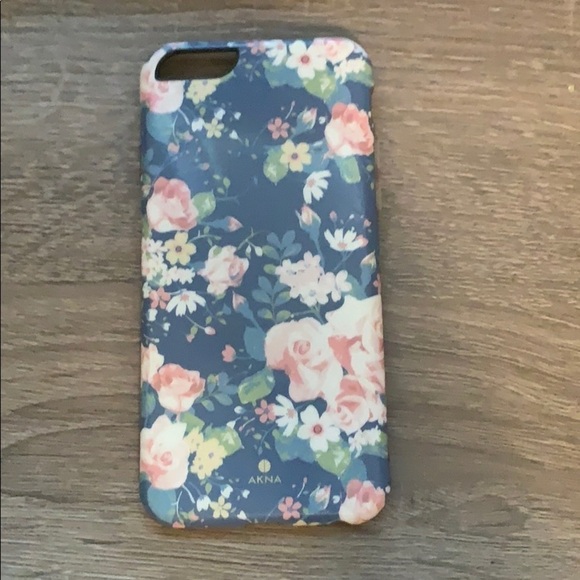 Akna/Trina Turk iPhone 6/6S Silicone Phone Case Set of Two Zebra Floral Print - Picture 2 of 10